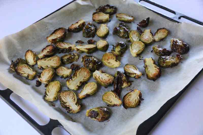 Roasted Brussels sprouts