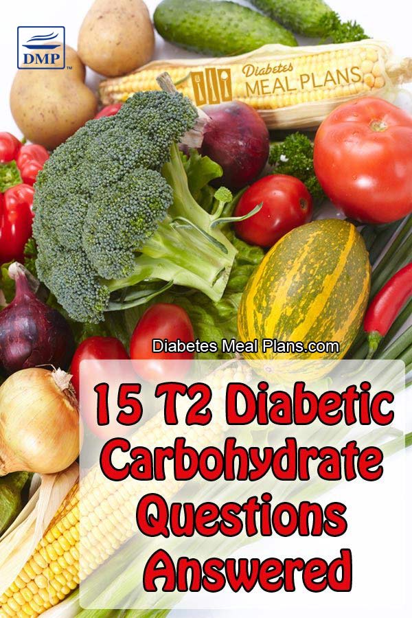 15 Type 2 diabetic carbohydrate questions answered