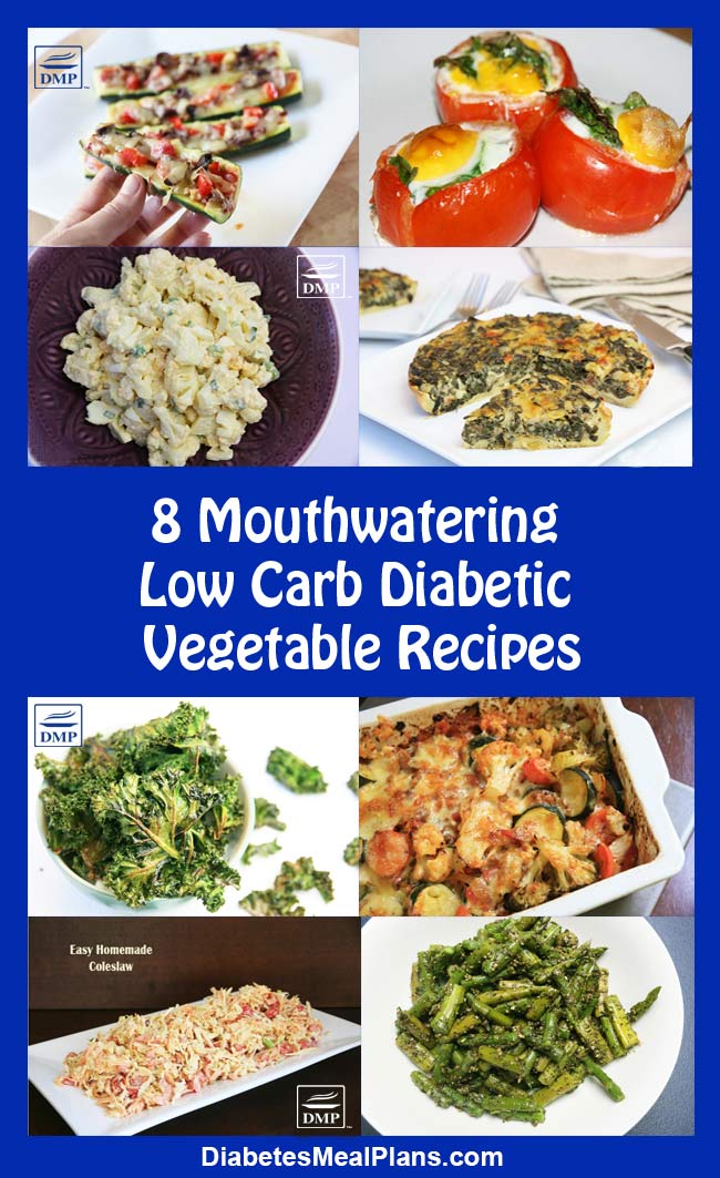 8 Mouthwatering Low Carb Diabetic Vegetable Recipes