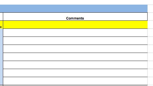 Track daily glucose and diet comments