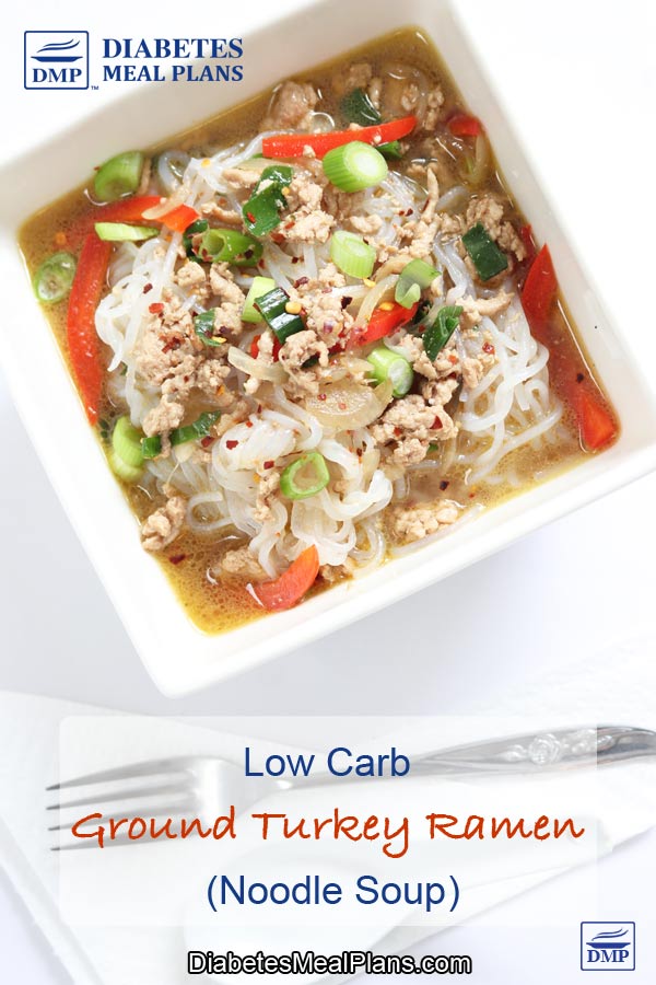 Turkey Ramen (Low Carb Noodle Soup)