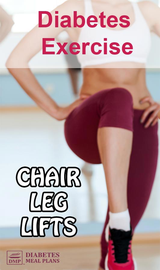 Diabetes Exercise: Chair Leg Lifts