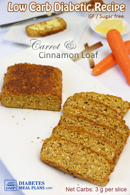 Low Carb Carrot & Cinnamon Loaf. AMAZING!!