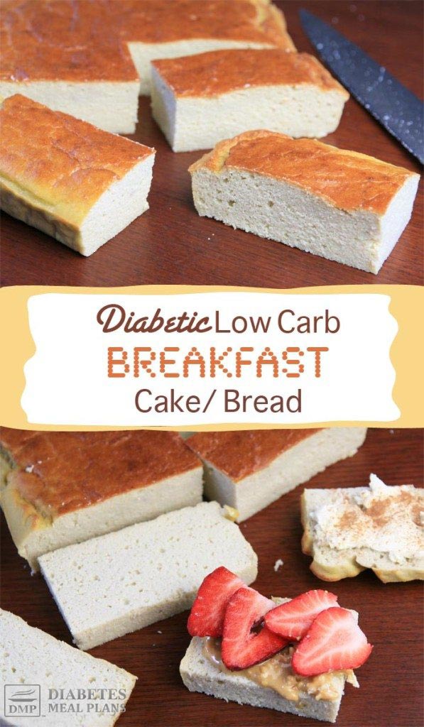 Diabetic Low Carb Breakfast Cake / Bread