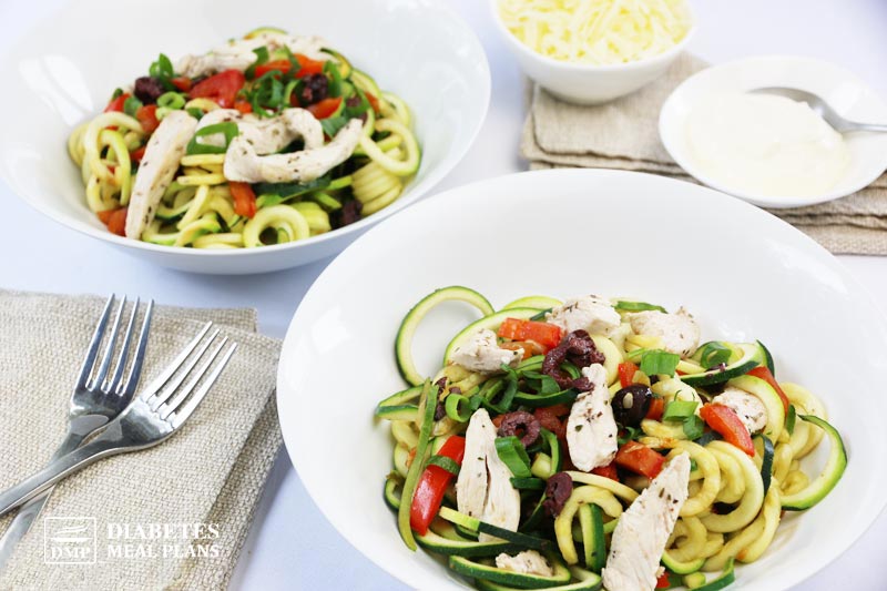 Diabetic Spaghetti: Olive Herb Chicken