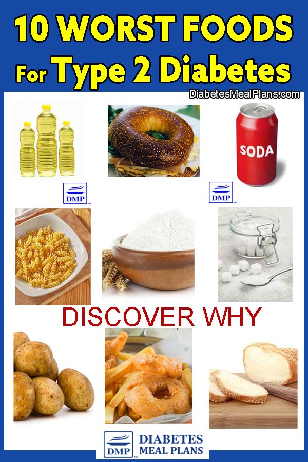 Top 10 Diabetic Foods To Avoid